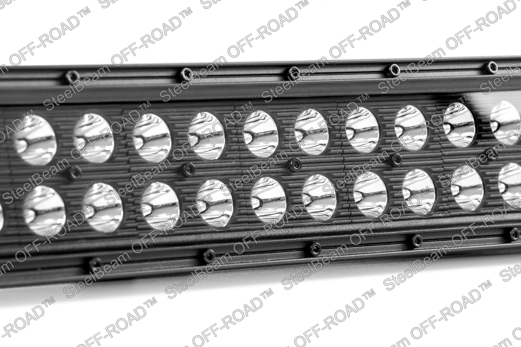 steelbeam off road™ 12" black series dual row cree led light bar