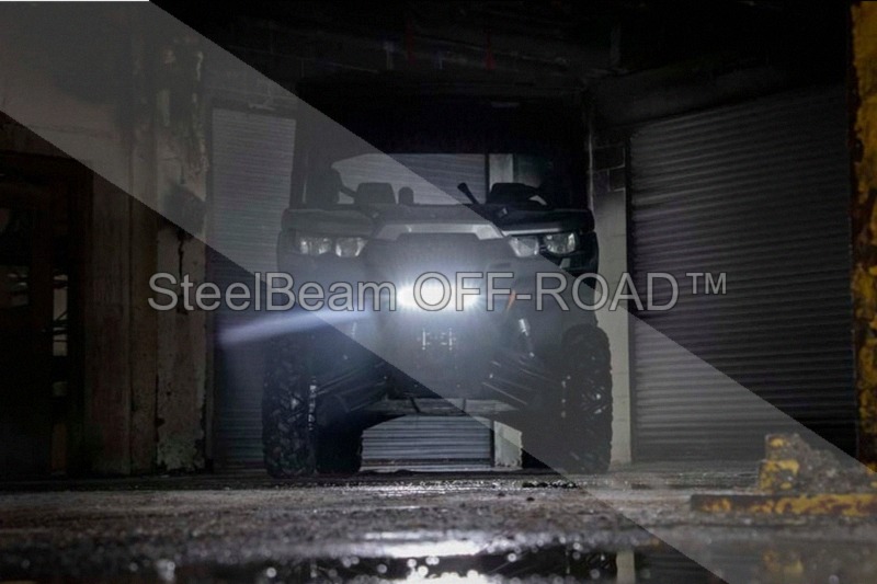 steelbeam off road™ 12" black series single row cree led light bar