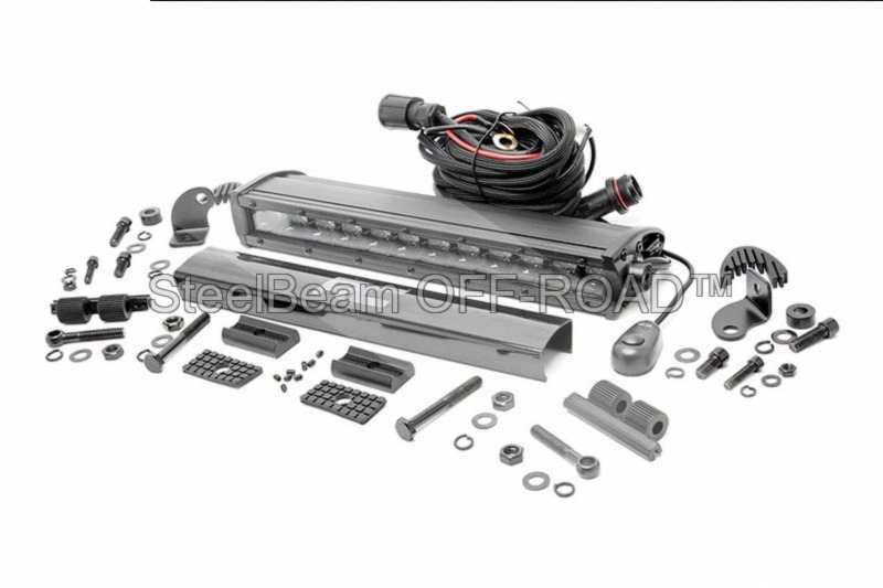steelbeam off road™ 12" black series single row cree led light bar