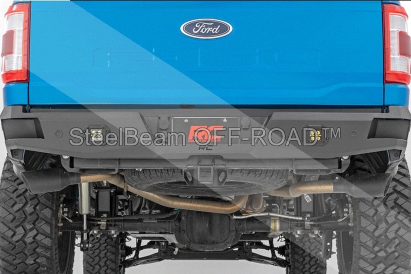 steelbeam off road™ 2" black series led light pods — flush mount | amber drl