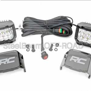 SteelBeam OFF-ROAD™ | 3-Inch Chrome Wide-Angle LED Pods | Pair