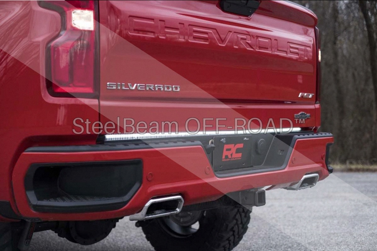 SteelBeam OFF-ROAD™ | 60-inch Quad-Row Multi-Function LED Tailgate Light Strip