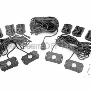 SteelBeam OFF-ROAD™ | 4-Pod LED Rock Light Kit — 3,240 Lumens, IP67 Waterproof