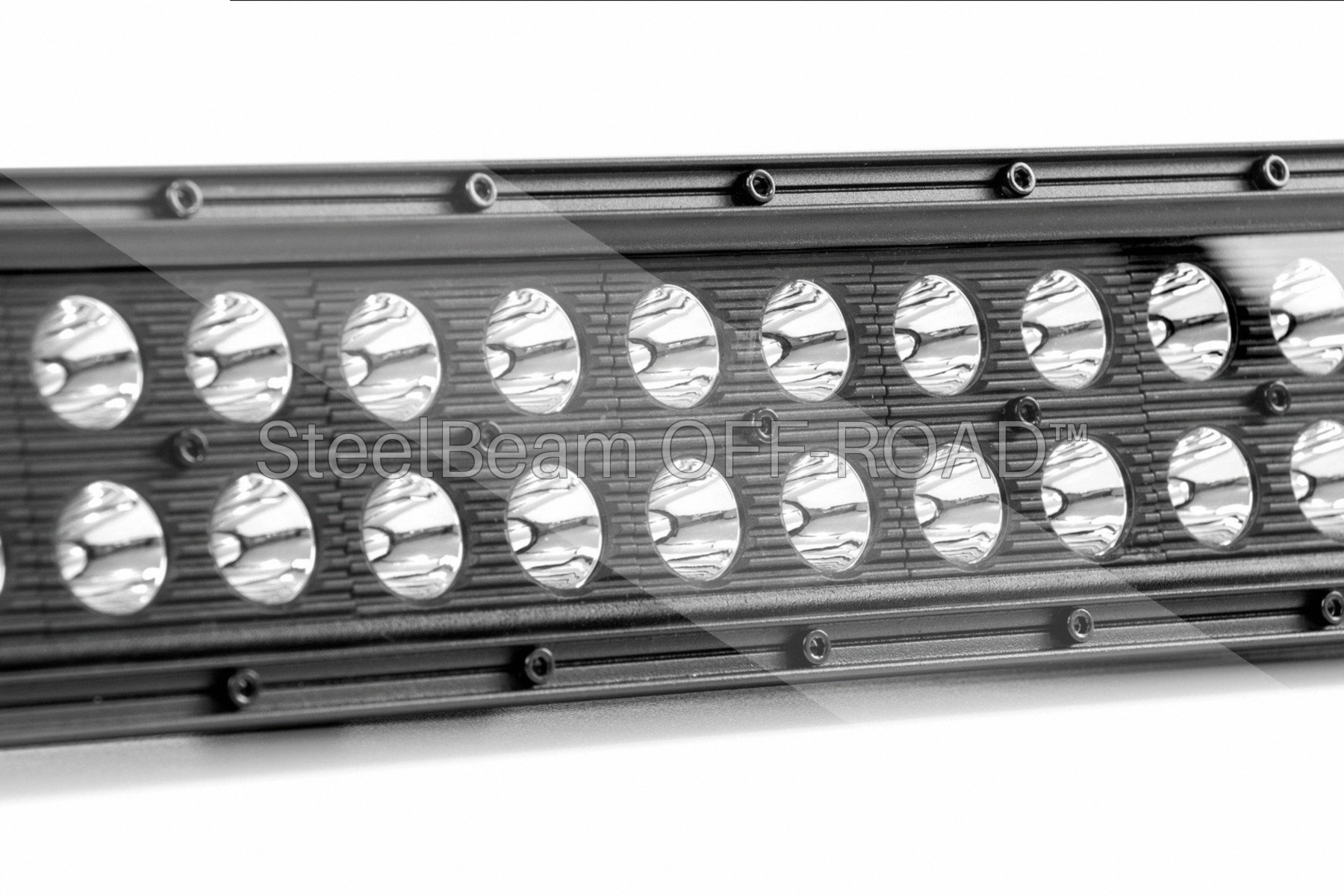 SteelBeam OFF-ROAD™ | 30-Inch Curved Dual-Row Black LED Light Bar — 180W, 14,400 Lumens - Image 2