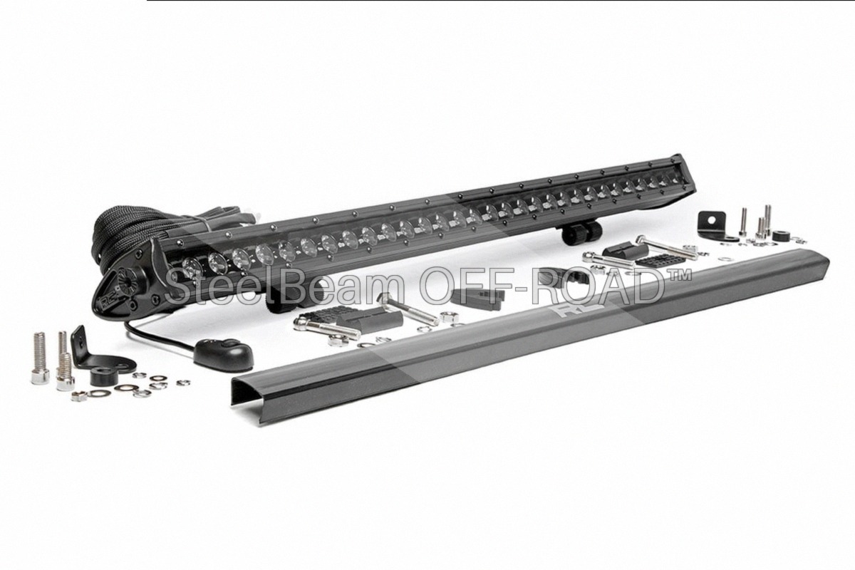 SteelBeam OFF-ROAD™ | 30-Inch Single-Row Black LED Light Bar - Image 2
