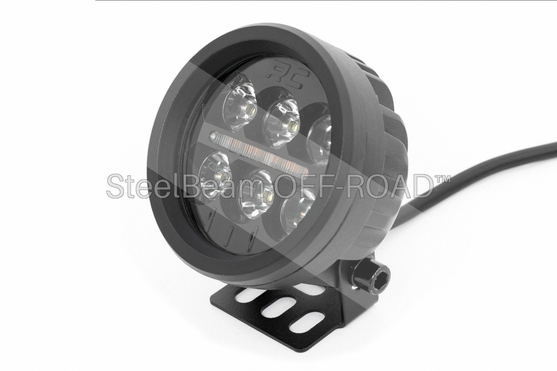 SteelBeam OFF-ROAD™ | 3.5-Inch Round LED Light Pair — Amber DRL, 3240 Lumens - Image 2