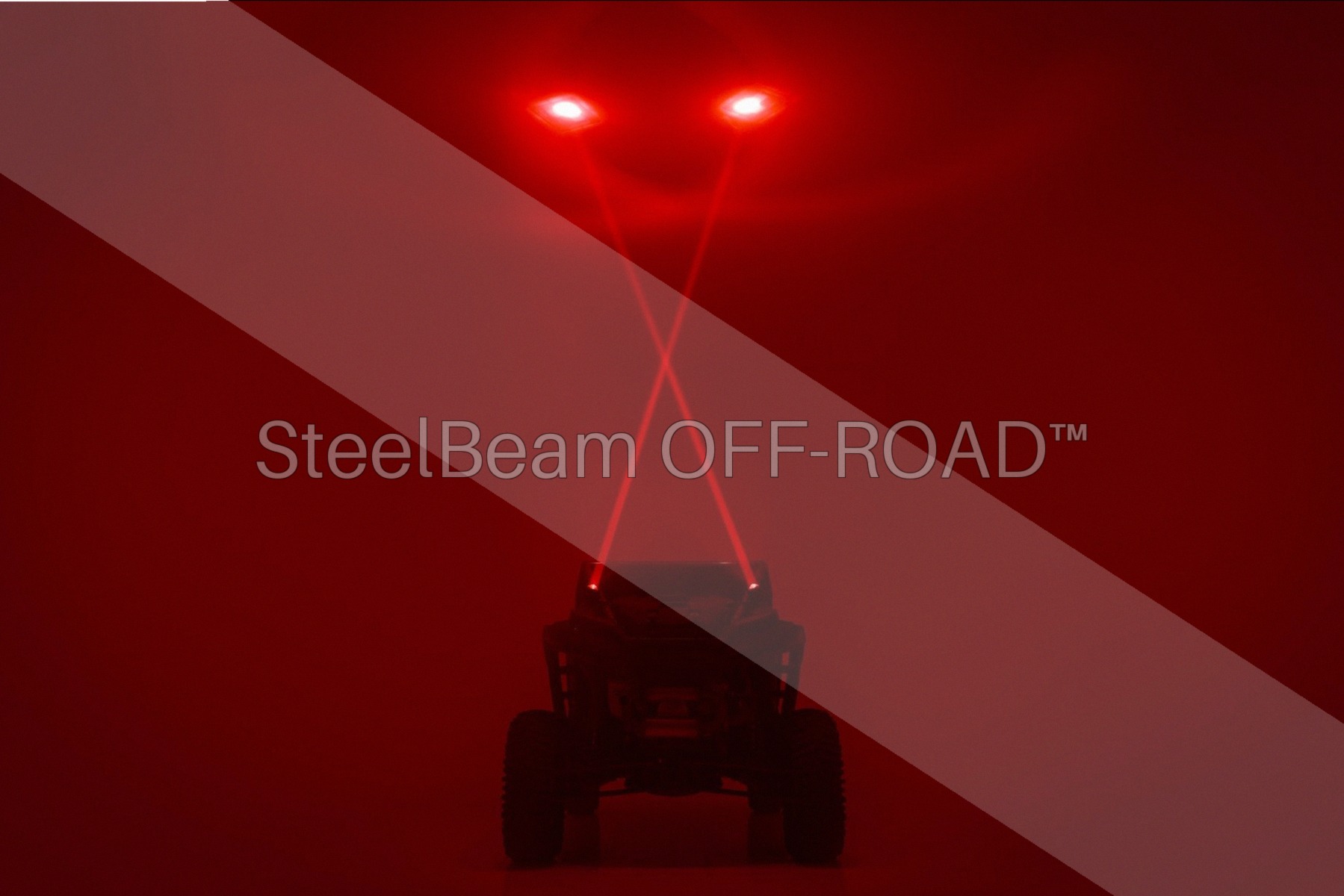 SteelBeam OFF-ROAD™ | Laser Whip LED Kit — RGBW Whipless Lights, 2400 Lumens (Pair) - Image 2