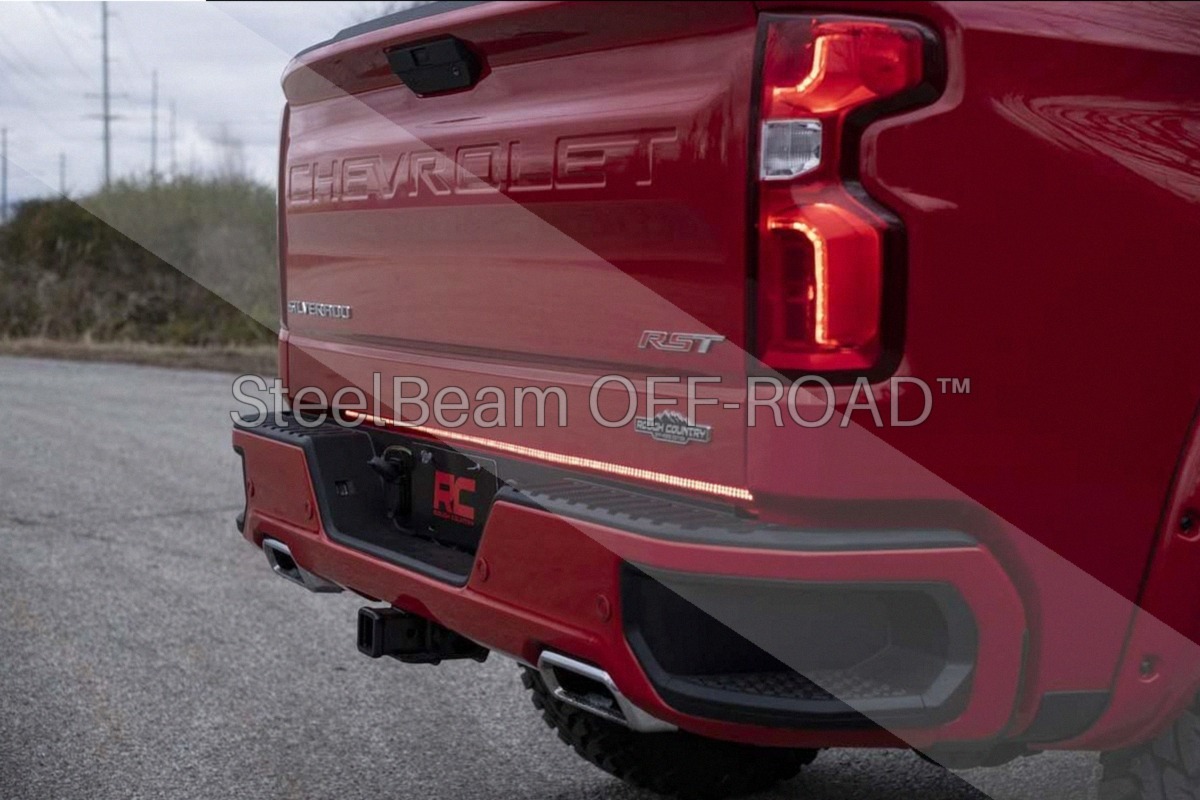 SteelBeam OFF-ROAD™ | 60-inch Quad-Row Multi-Function LED Tailgate Light Strip - Image 2