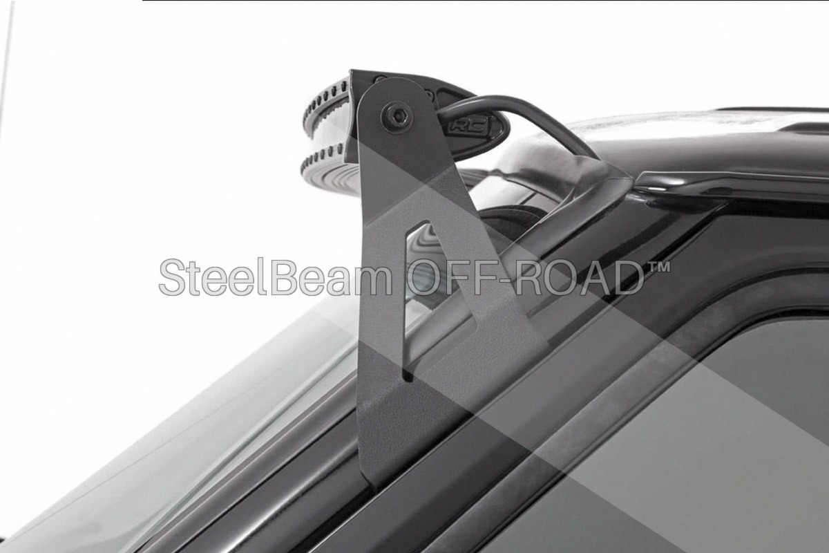 SteelBeam OFF-ROAD™ | 50-Inch Curved Single-Row Black LED Light Bar - Image 3