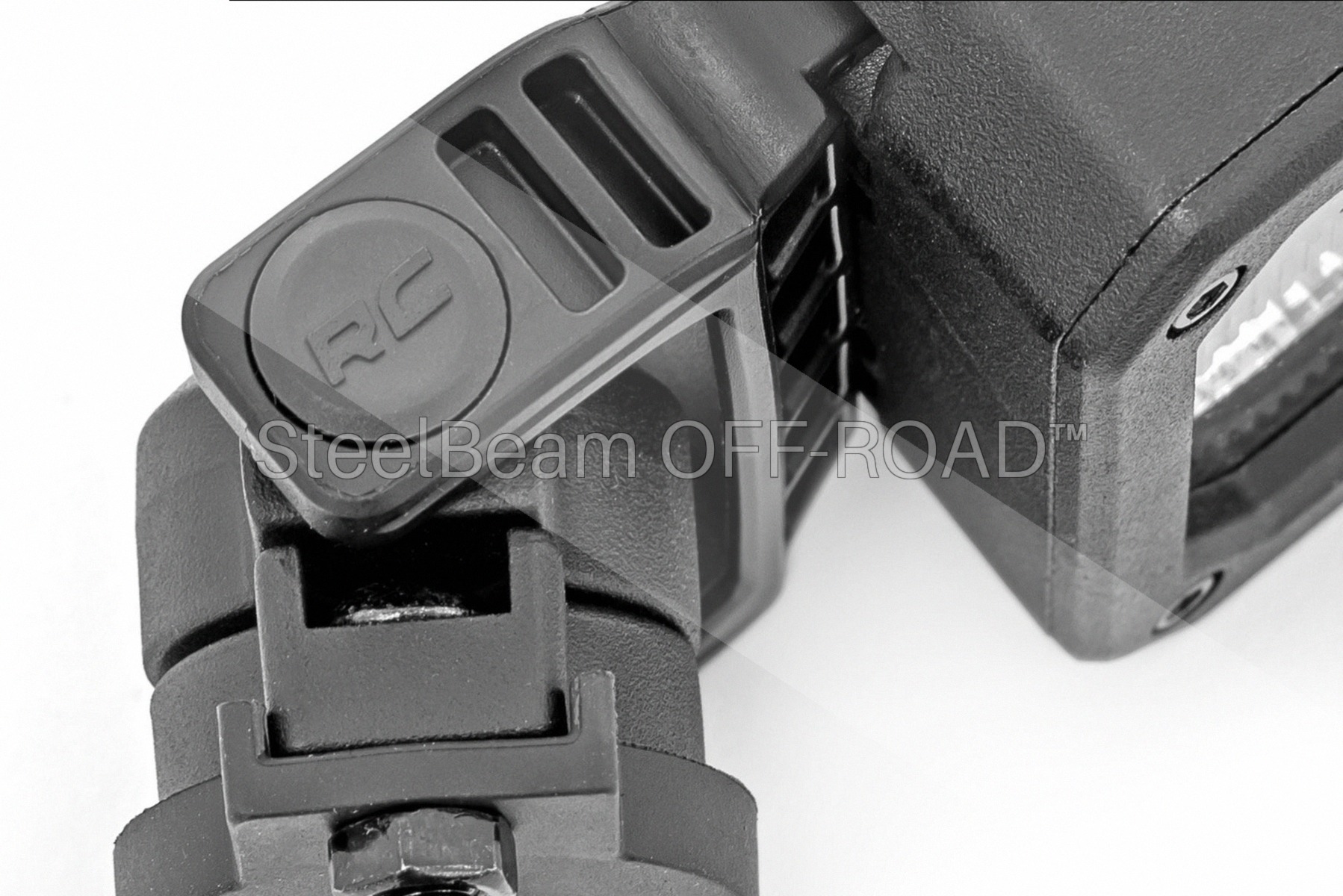 SteelBeam OFF-ROAD™ | 2-Inch Flood LED Light Pair — Swivel Mount with Amber DRL - Image 3