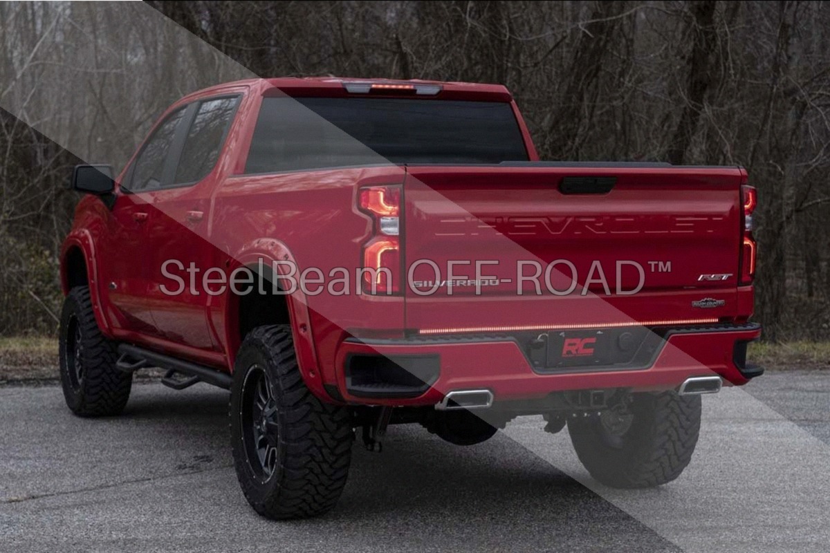SteelBeam OFF-ROAD™ | 60-inch Quad-Row Multi-Function LED Tailgate Light Strip - Image 3