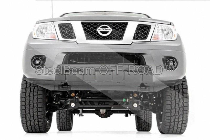 steelbeam off road™ 2 inch black series led fog pods — sae street legal | pair