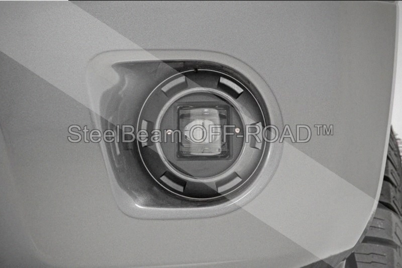 steelbeam off road™ 2 inch black series led fog pods — sae street legal | pair