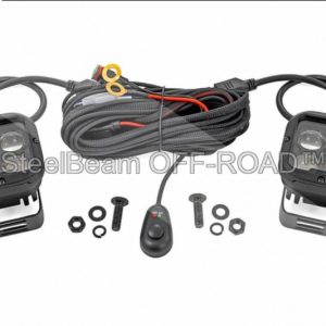 steelbeam off road™ 2" sae driving light pods — street legal | pair