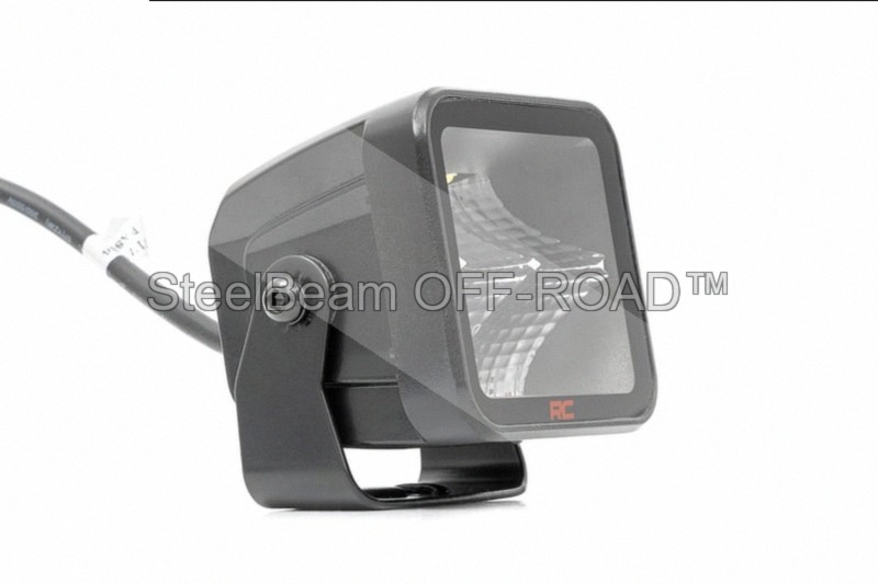 steelbeam off road™ 2" spectrum series led light pods — flood beam | bezel less design | pair