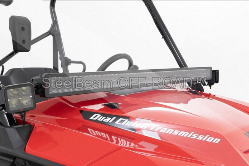 steelbeam off road™ 2" spectrum series led light pods — flood beam | bezel less design | pair