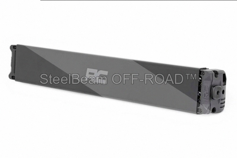 steelbeam off road™ 20" black series led light bar — dual row | combo beam | amber drl