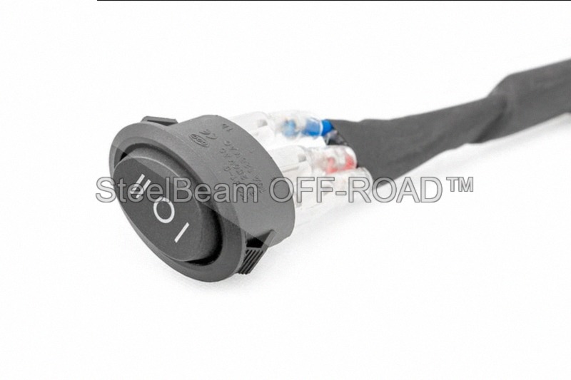 steelbeam off road™ 20" black series led light bar — dual row | combo beam | cool white drl