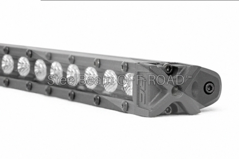 SteelBeam OFF-ROAD™ 20" Black Series LED Light Bar — Slim Line | Ultra-Wide Flood Beam - Image 5