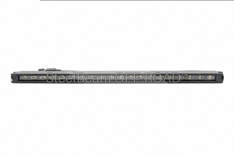 SteelBeam OFF-ROAD™ 20" Black Series LED Light Bar — Slim Line | Ultra-Wide Flood Beam - Image 6