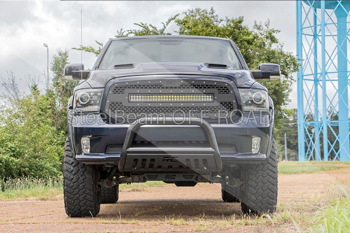 SteelBeam OFF-ROAD™ | 30-Inch Curved Dual-Row Black LED Light Bar — 180W, 14,400 Lumens - Image 4