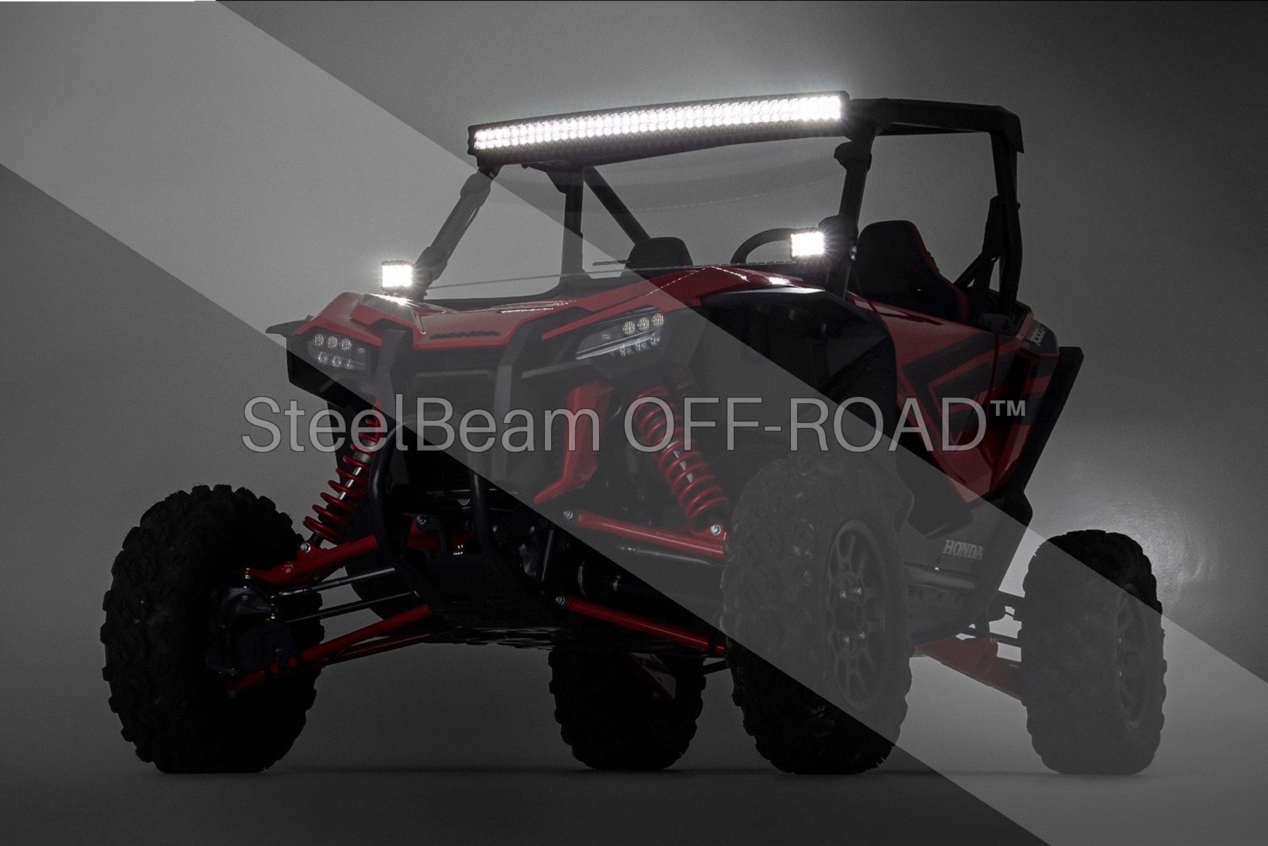SteelBeam OFF-ROAD™ | 40 Inch Curved Dual-Row LED Light Bar — 240W / 19,020 Lumens (Black) - Image 4