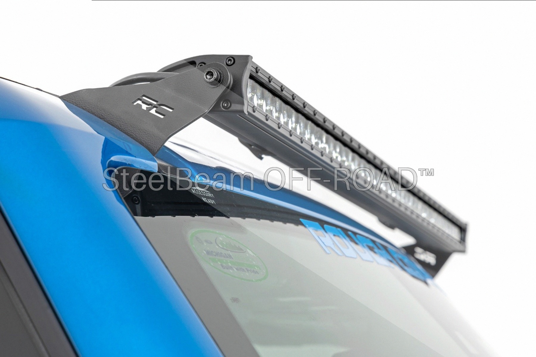 SteelBeam OFF-ROAD™ | 40-Inch Single-Row Black LED Light Bar - Image 4