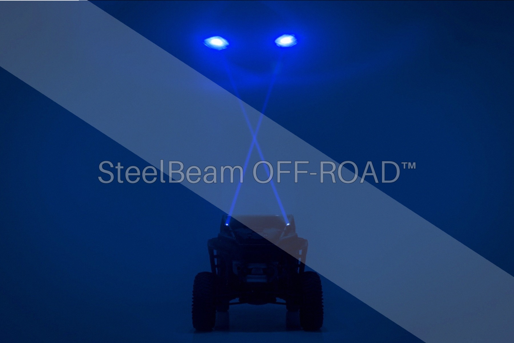 SteelBeam OFF-ROAD™ | Laser Whip LED Kit — RGBW Whipless Lights, 2400 Lumens (Pair) - Image 4
