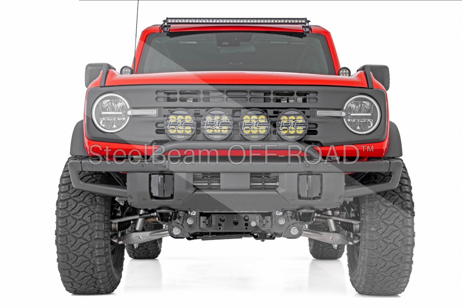 SteelBeam OFF-ROAD™ | Modular Bumper Light Mount for Ford Bronco 4WD (2021–2025) - Image 4