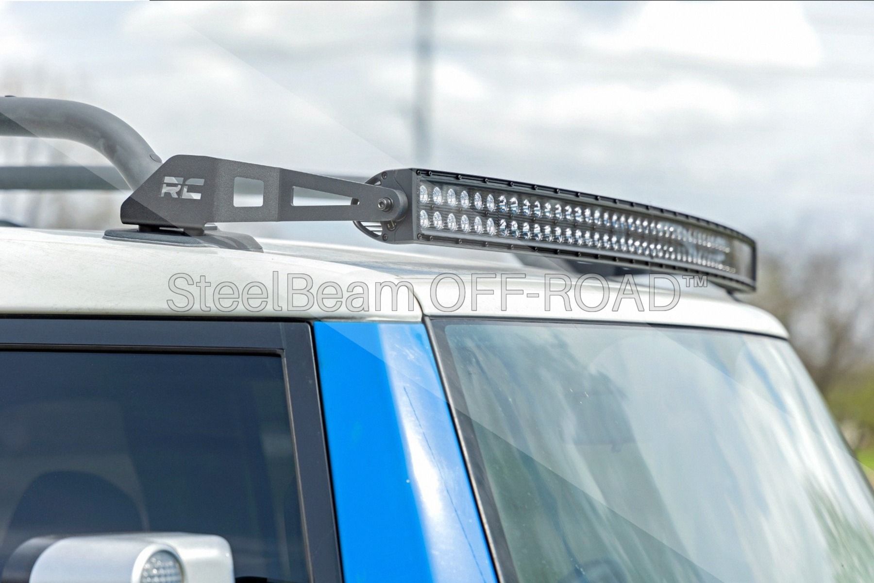 SteelBeam OFF-ROAD™ | 50-Inch Curved Dual-Row LED Light Bar — Black Finish - Image 5