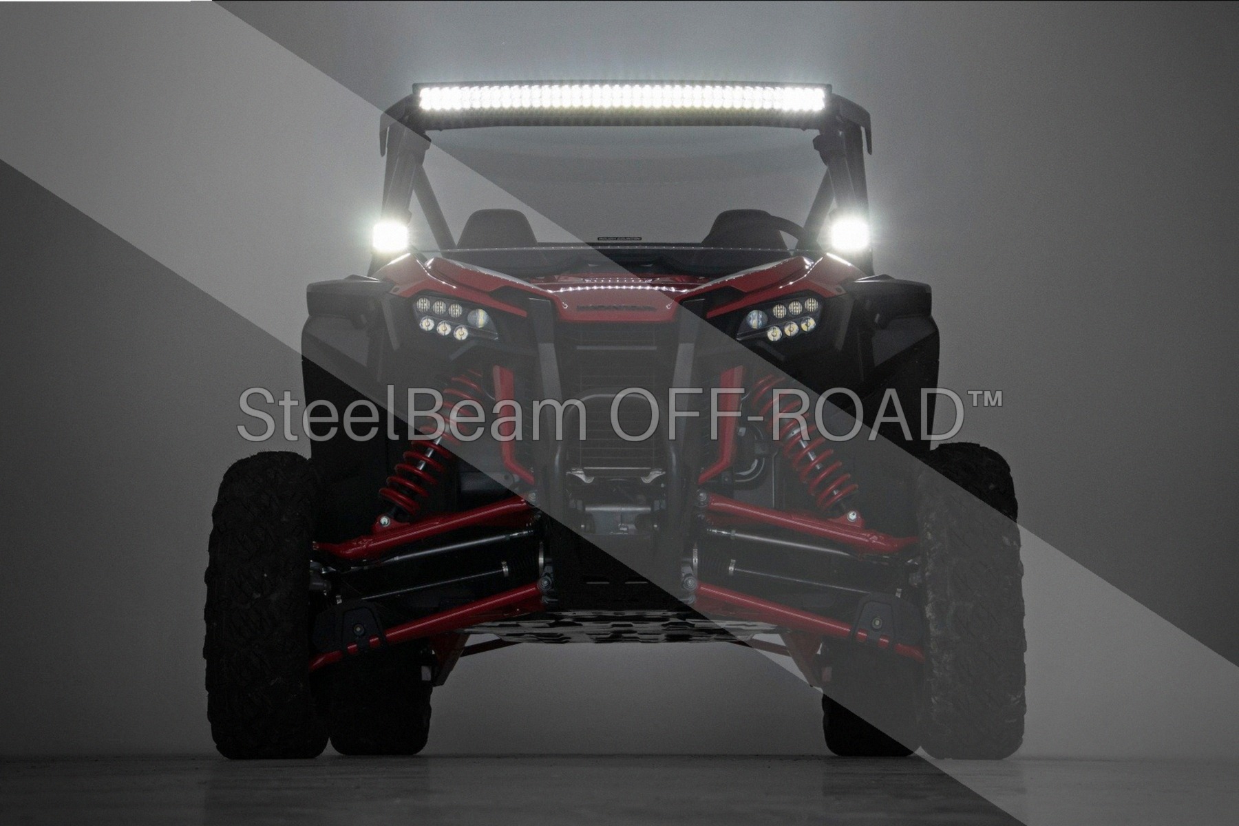 SteelBeam OFF-ROAD™ | 40 Inch Curved Dual-Row LED Light Bar — 240W / 19,020 Lumens (Black) - Image 5