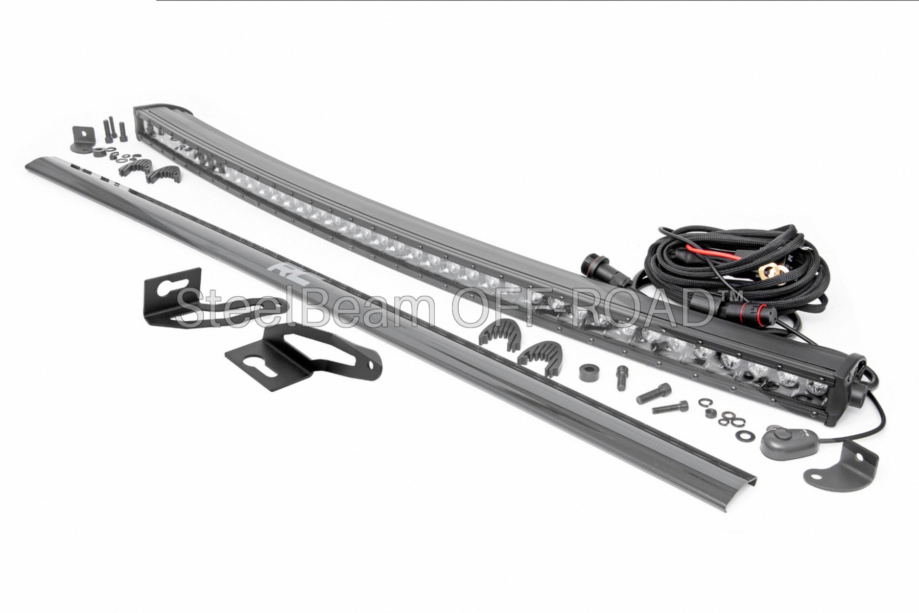 SteelBeam OFF-ROAD™ | 40" Black Single-Row Roof-Mount LED Kit for Jeep Cherokee KL (2014–2023) - Image 5