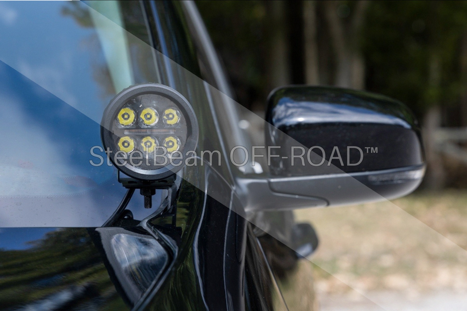 SteelBeam OFF-ROAD™ | Jeep Cherokee KL (2014-2021) Ditch Mount LED Light Kit - Image 5