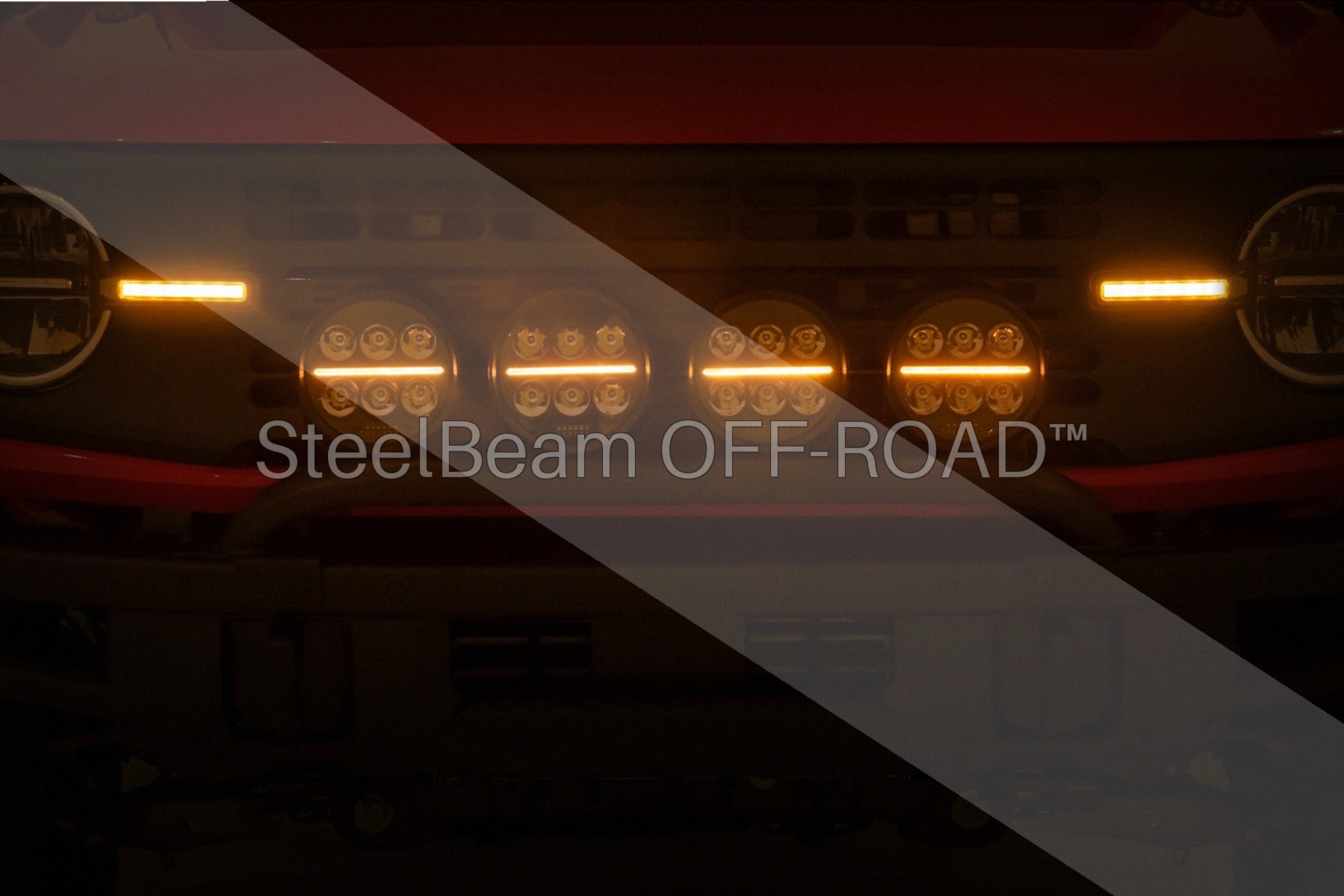 SteelBeam OFF-ROAD™ | Modular Bumper Light Mount for Ford Bronco 4WD (2021–2025) - Image 5
