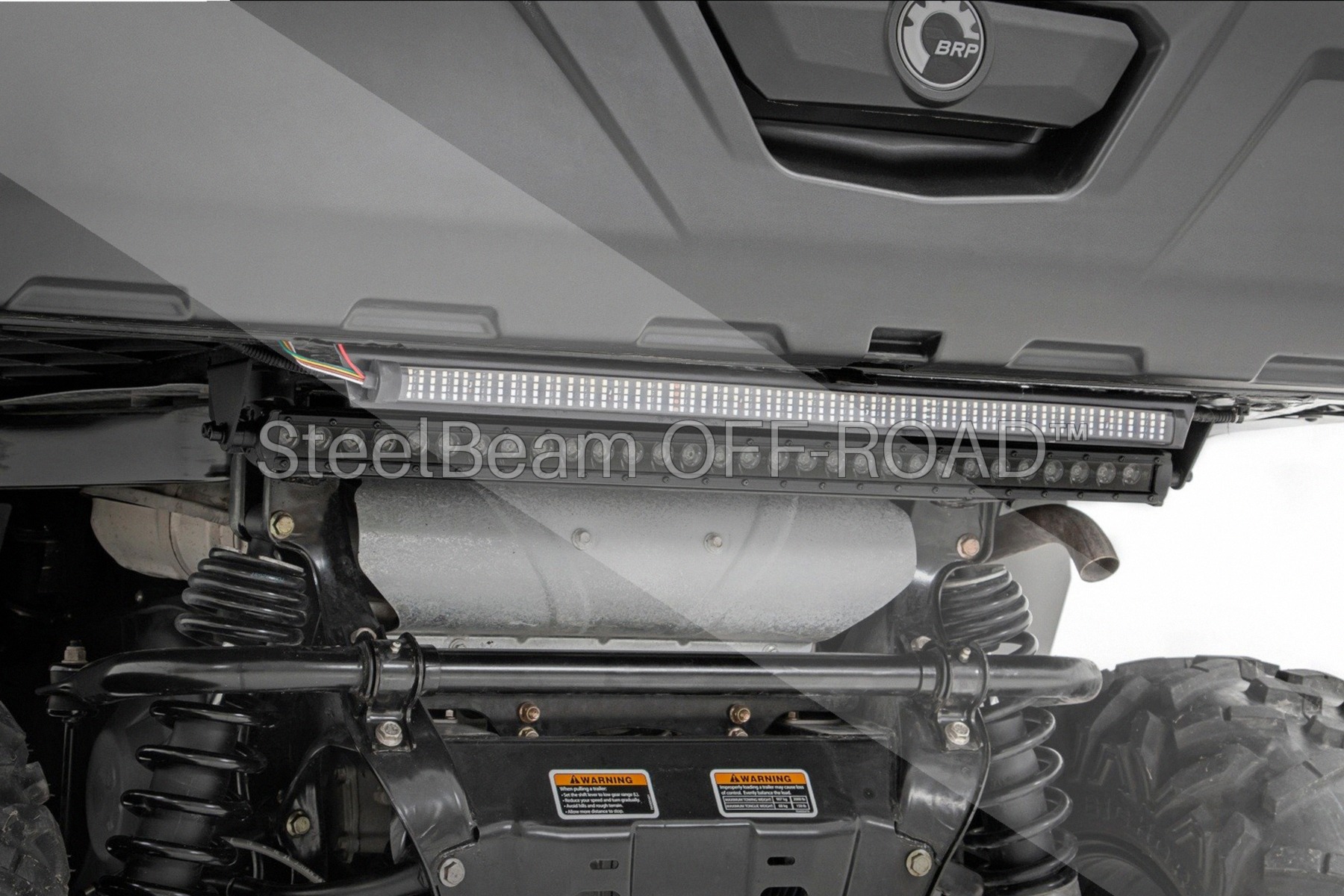 SteelBeam OFF-ROAD™ | 30" Quad-Row Multifunction LED Tailgate Light Strip for Defender MAX HD10 - Image 5