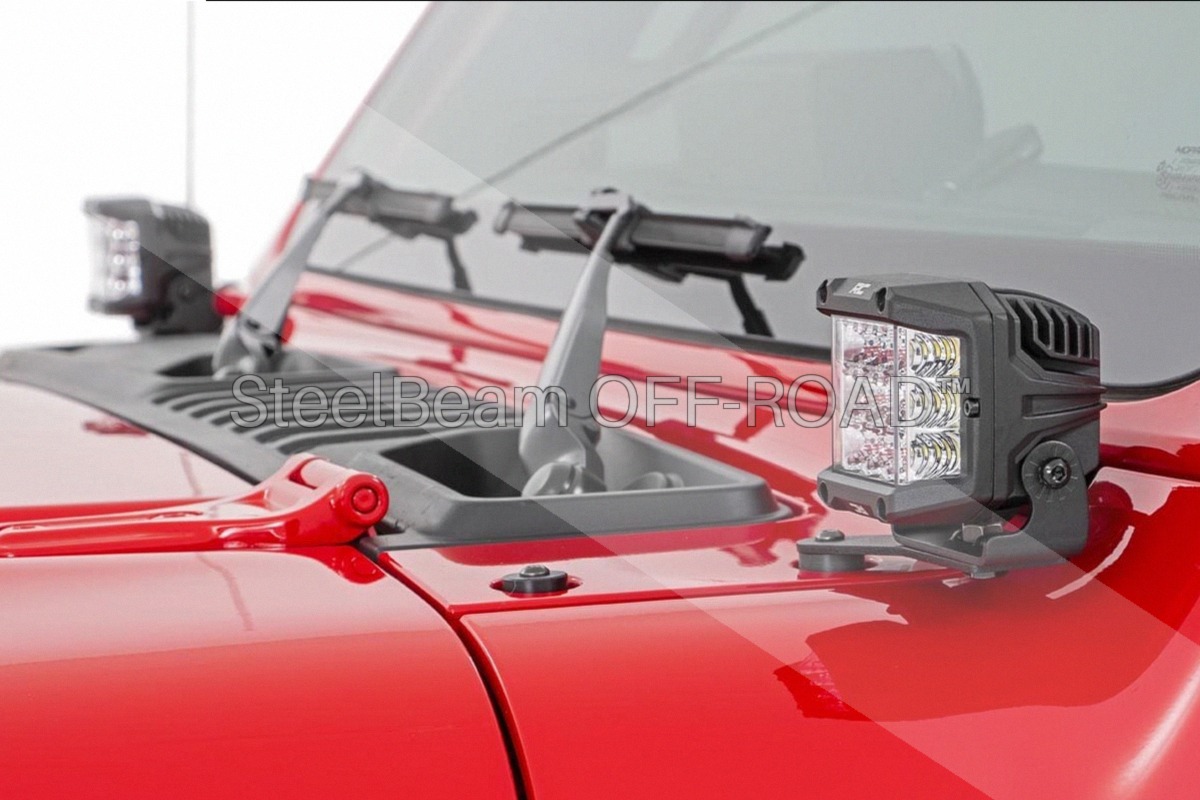 SteelBeam OFF-ROAD™ | 3-Inch Chrome Wide-Angle LED Pods | Pair - Image 6