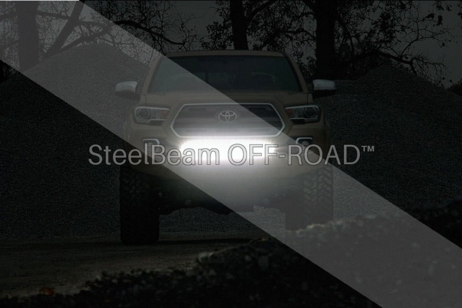 SteelBeam OFF-ROAD™ | 30-Inch Single-Row Black LED Light Bar - Image 6