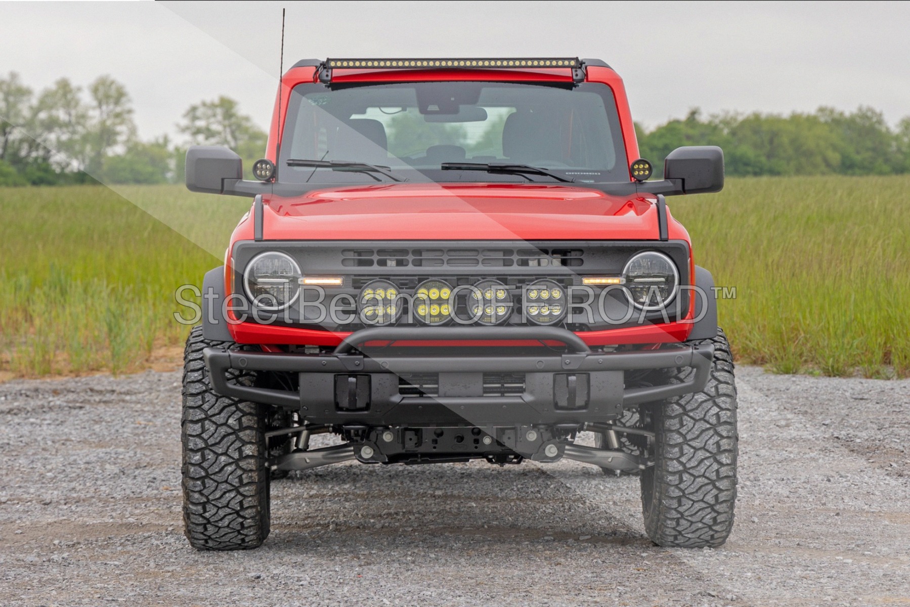 SteelBeam OFF-ROAD™ | Modular Bumper Light Mount for Ford Bronco 4WD (2021–2025) - Image 6