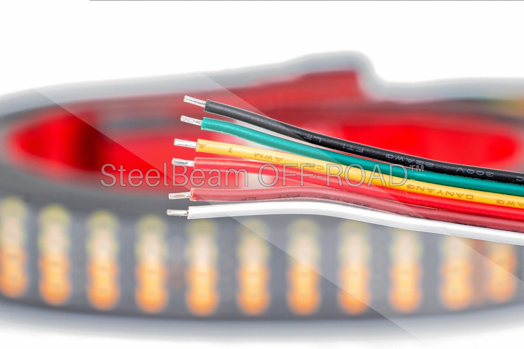 SteelBeam OFF-ROAD™ | 30-Inch Quad-Row Flexible Multifunction LED Tailgate Strip - Image 6