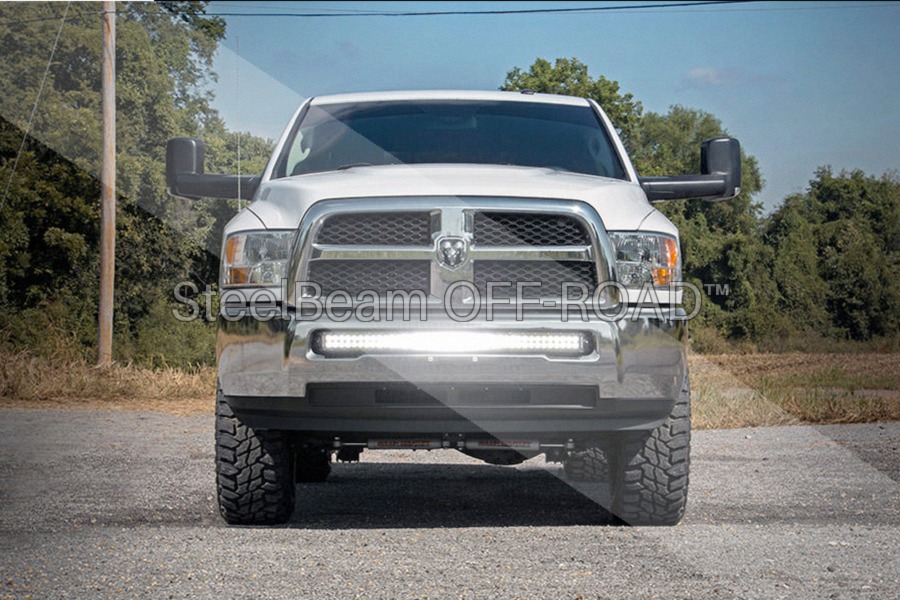 SteelBeam OFF-ROAD™ | 40-Inch Curved Dual-Row LED Light Bar — Black, 36,000 Lumens, Cool White DRL - Image 7