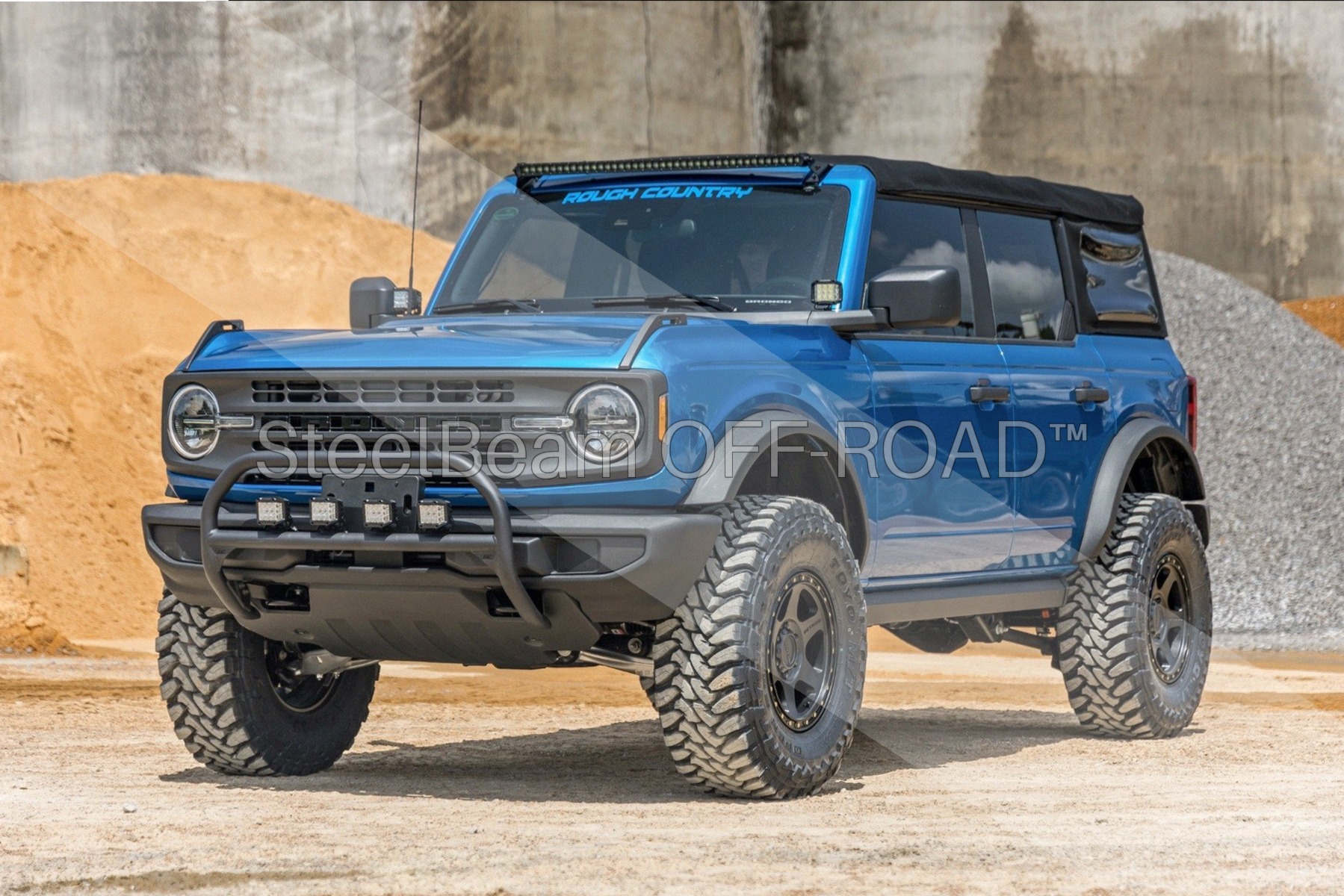 SteelBeam OFF-ROAD™ | 40-Inch Single-Row Black LED Light Bar - Image 7