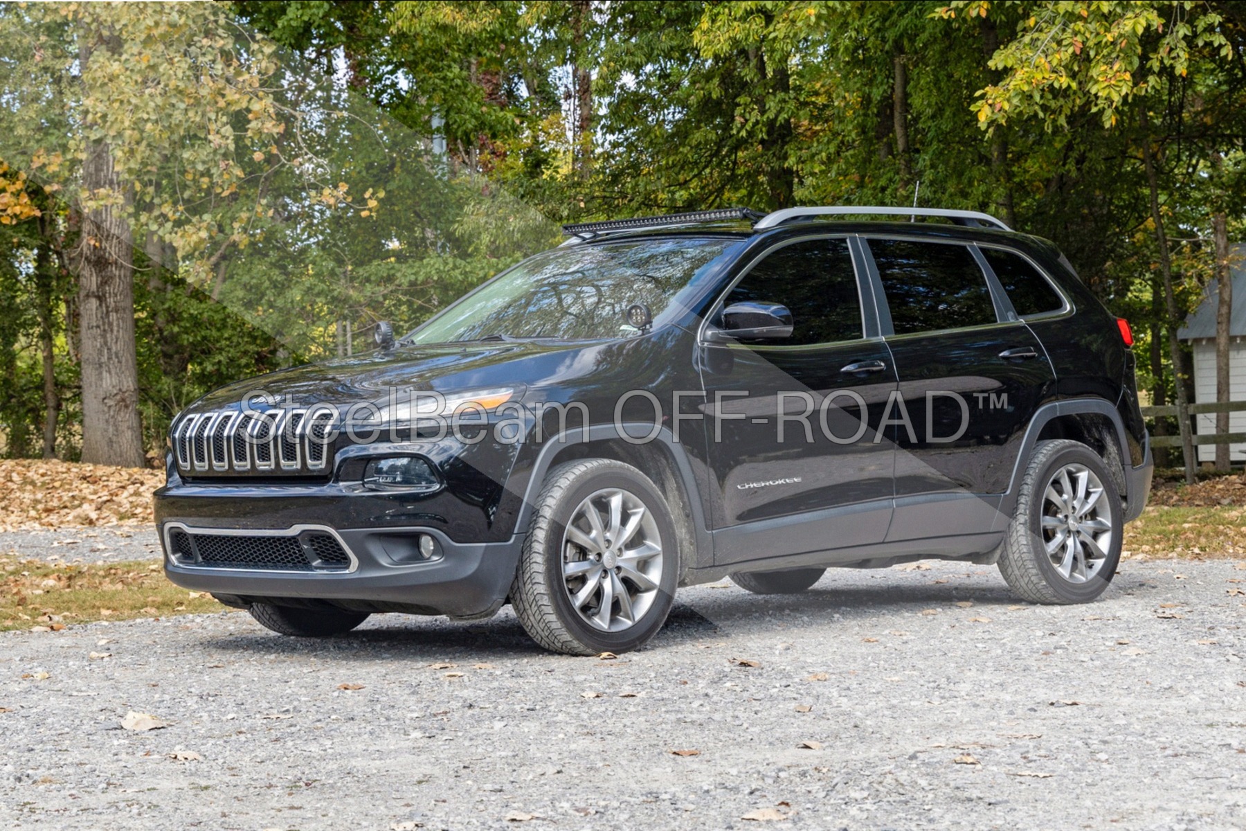 SteelBeam OFF-ROAD™ | 40" Black Single-Row Roof-Mount LED Kit for Jeep Cherokee KL (2014–2023) - Image 7