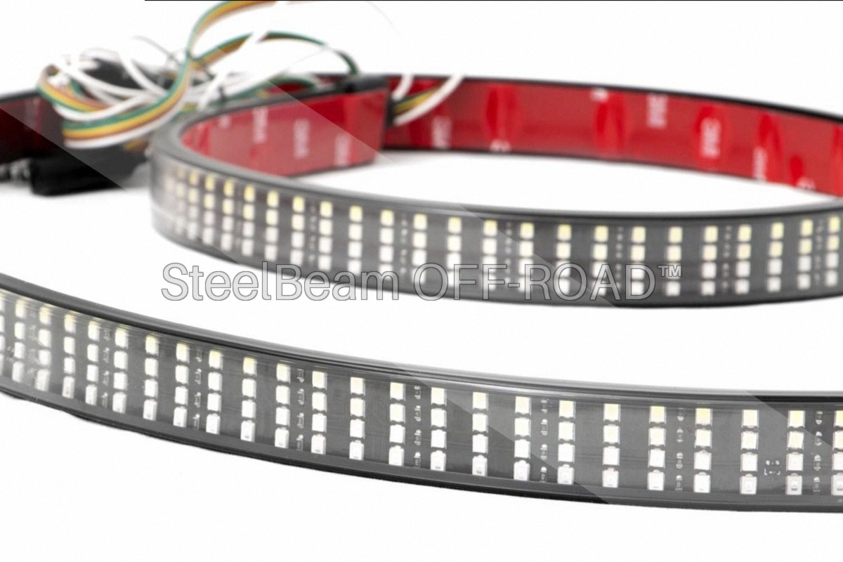 SteelBeam OFF-ROAD™ | 60-inch Quad-Row Multi-Function LED Tailgate Light Strip - Image 7