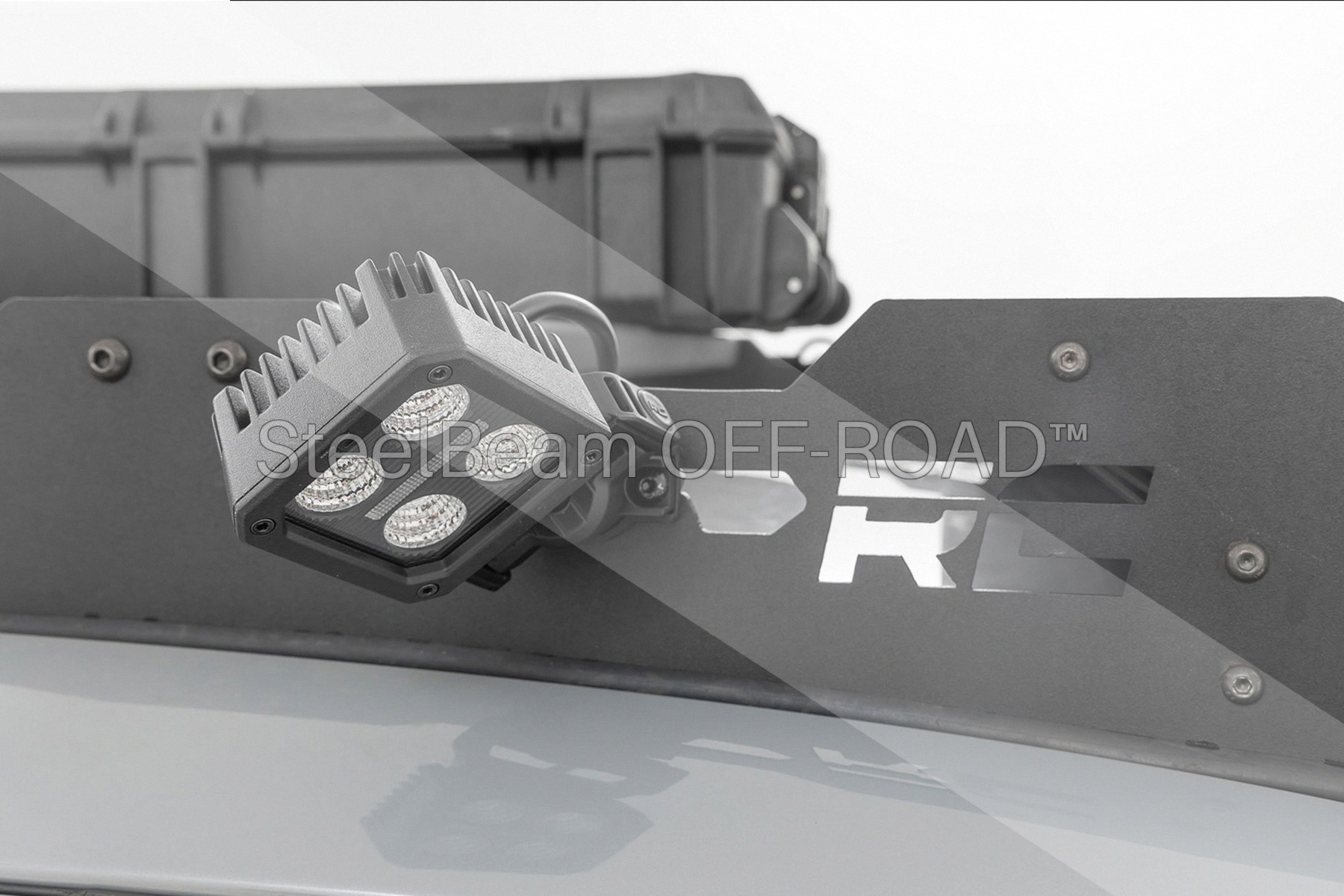 SteelBeam OFF-ROAD™ | 2-Inch Flood LED Light Pair — Swivel Mount with Amber DRL - Image 8