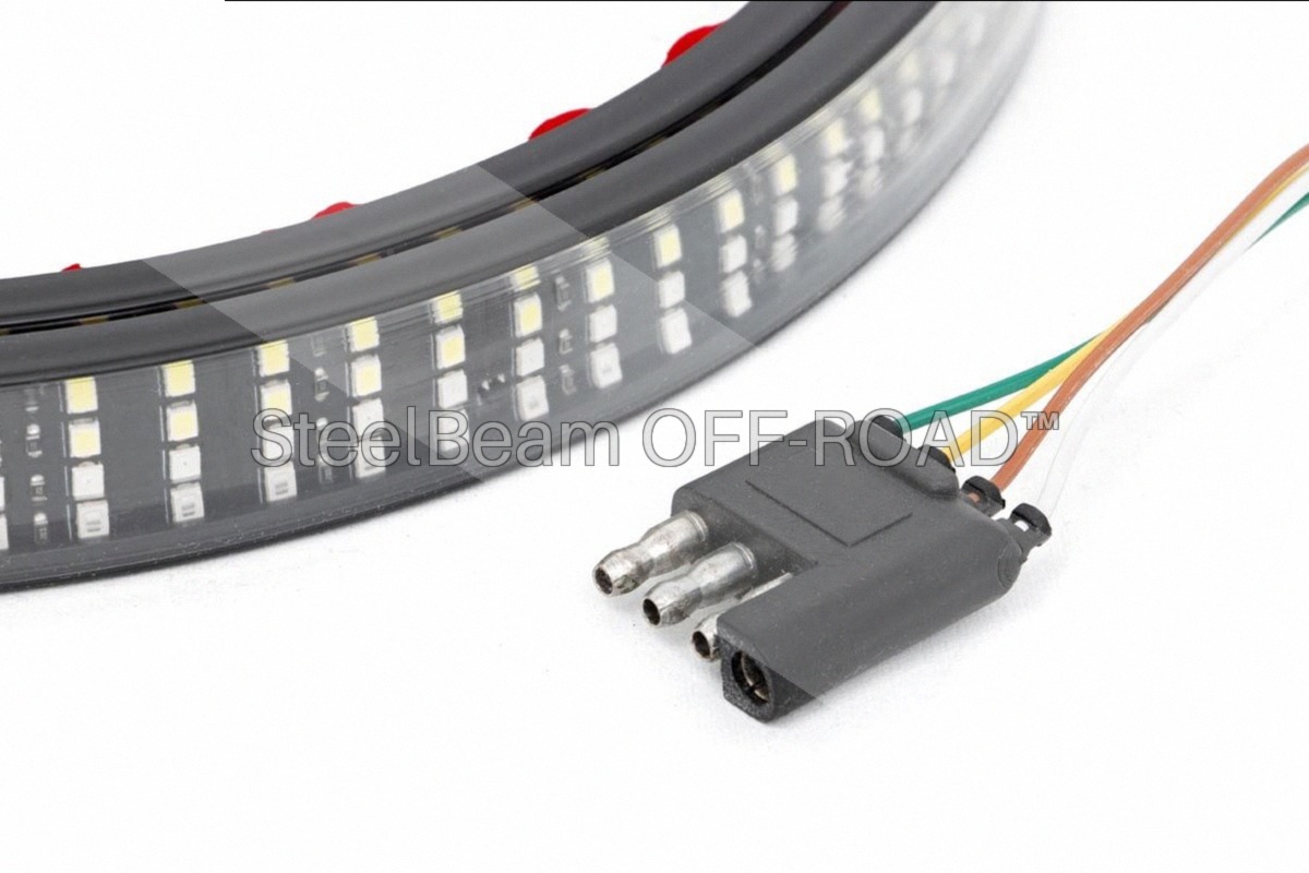 SteelBeam OFF-ROAD™ | 60-inch Quad-Row Multi-Function LED Tailgate Light Strip - Image 8