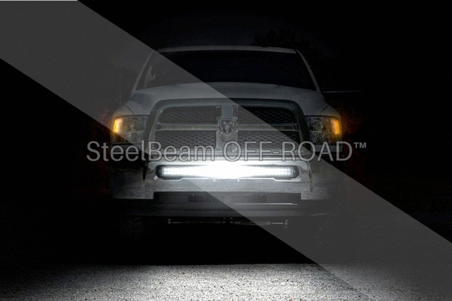 SteelBeam OFF-ROAD™ | 40-Inch Curved Dual-Row LED Light Bar — Black, 36,000 Lumens, Cool White DRL - Image 8