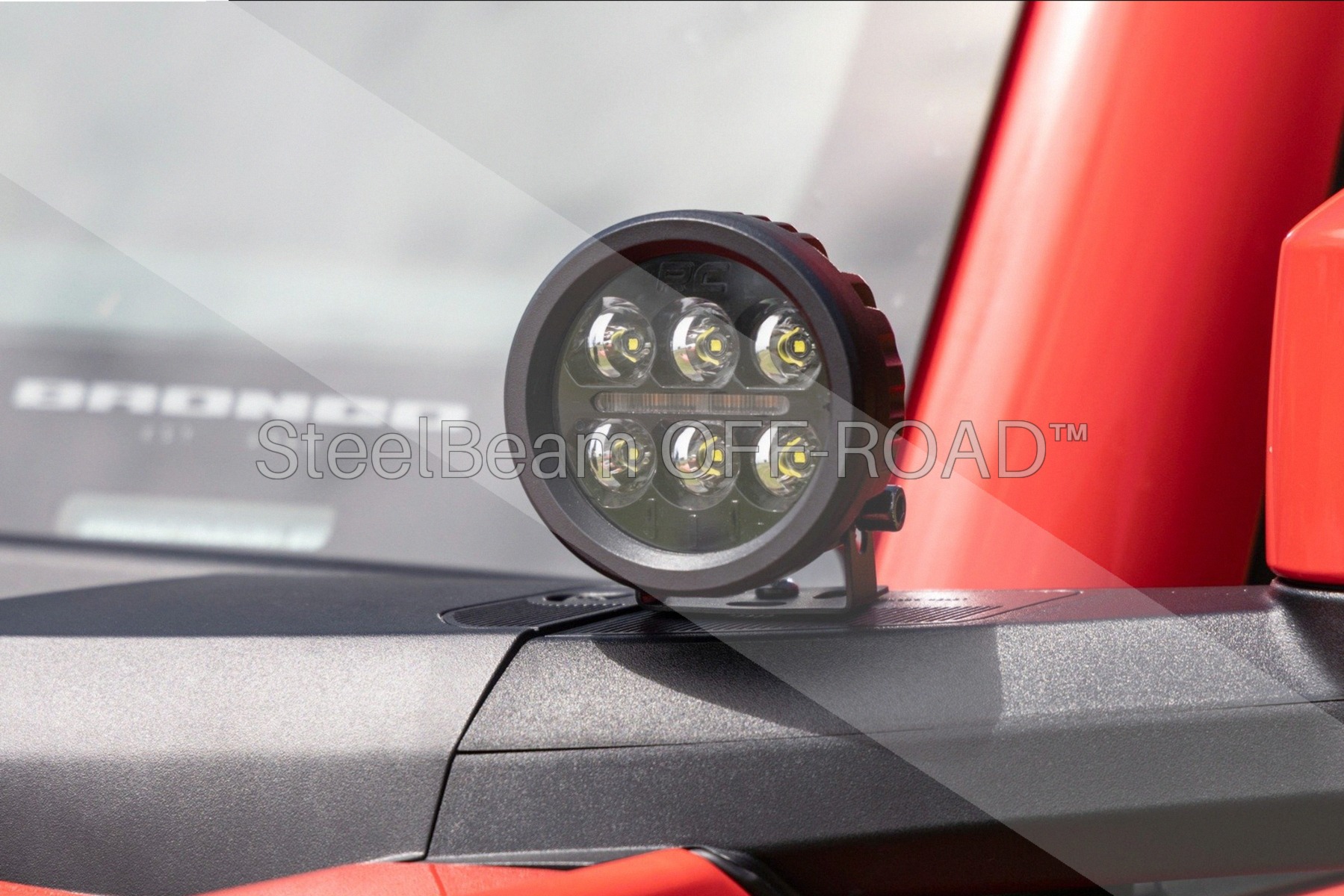 SteelBeam OFF-ROAD™ | 3.5-Inch Round LED Light Pair — Amber DRL, 3240 Lumens - Image 8