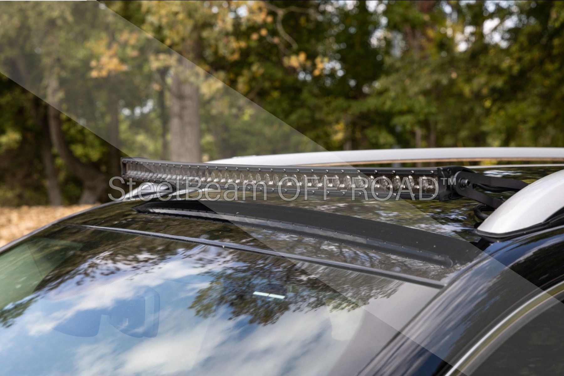 SteelBeam OFF-ROAD™ | 40" Black Single-Row Roof-Mount LED Kit for Jeep Cherokee KL (2014–2023) - Image 8